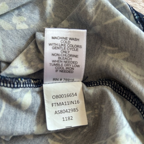 Appleseed’s Women’s Whispering Wheat Tea 3/4 top. Size P/S - Picture 10 of 10